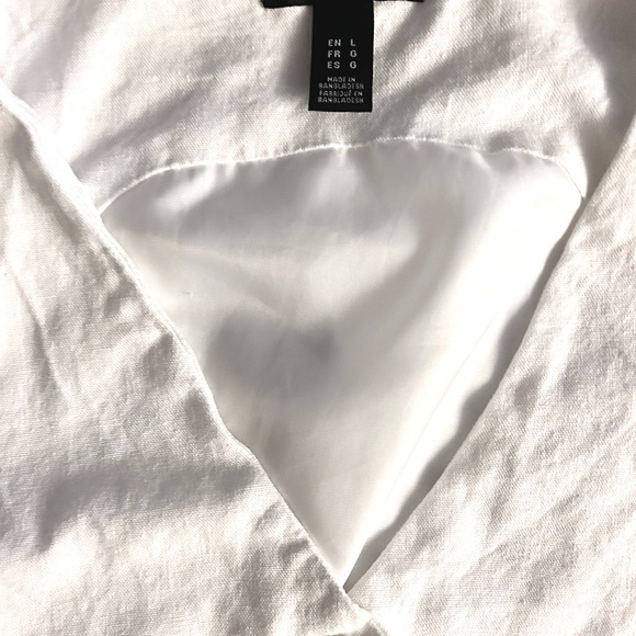 Linen cropped vest - Picture 2 of 3